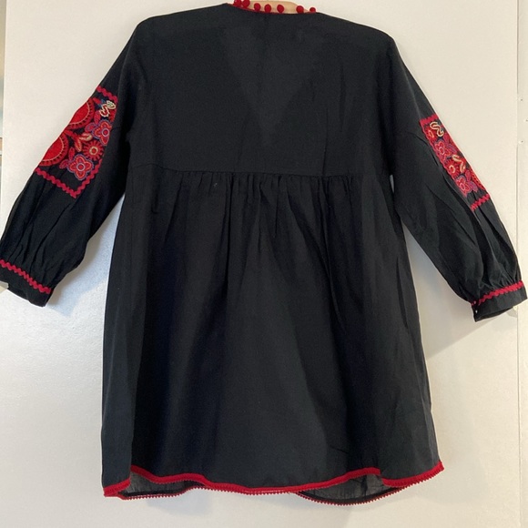 Adzen Bohemian Embroidered Blouse (M) - Picture 2 of 6